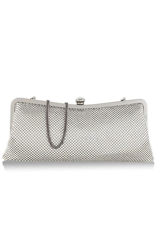 Rown Clutch in Pewter