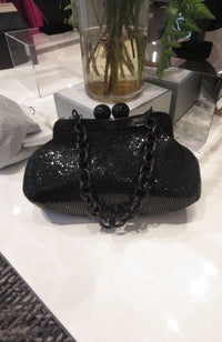 Nora Curvey Clutch in Black