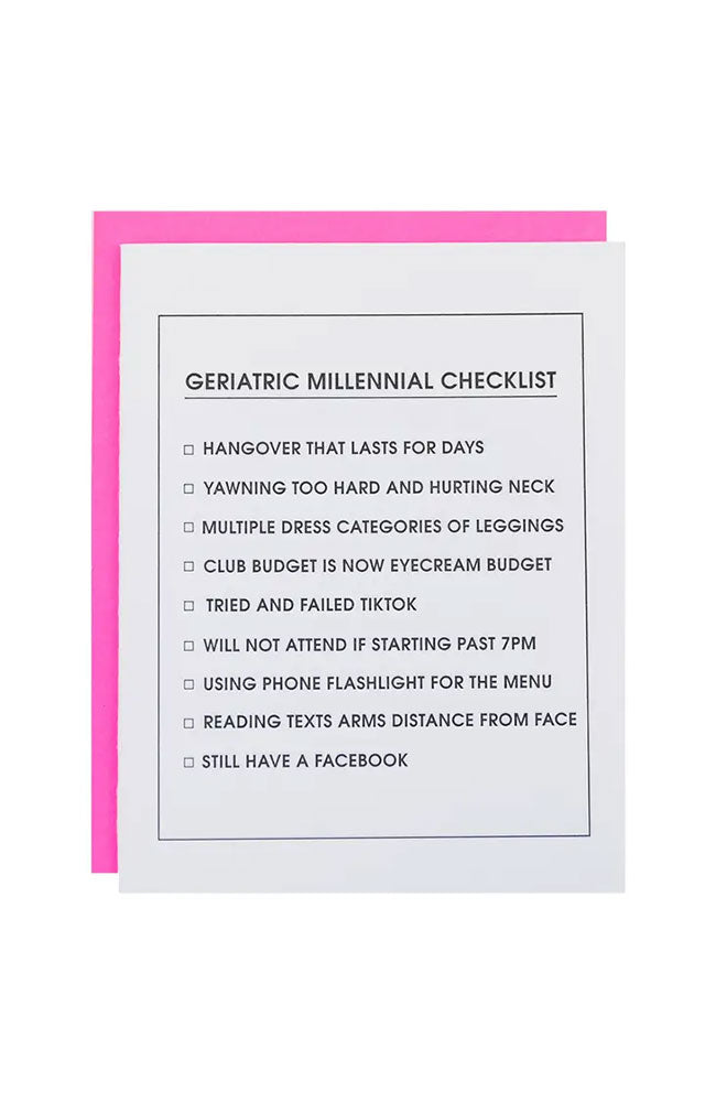 Geriatric Millenial Card