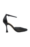 Mesh Kid Leather Pump
