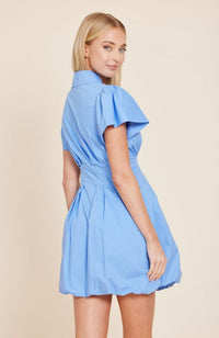 Poplin Zip Bubble Dress
