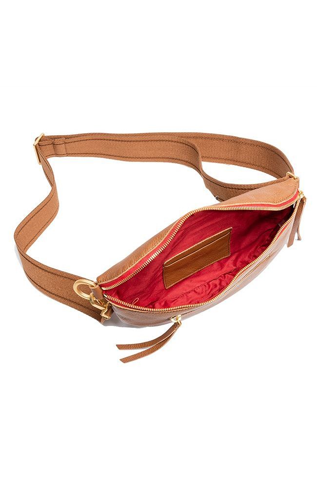Charles Crossbody in Mahogany