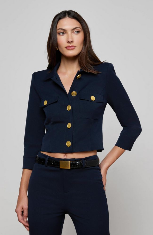 Kumi Cropped Fitted Jacket