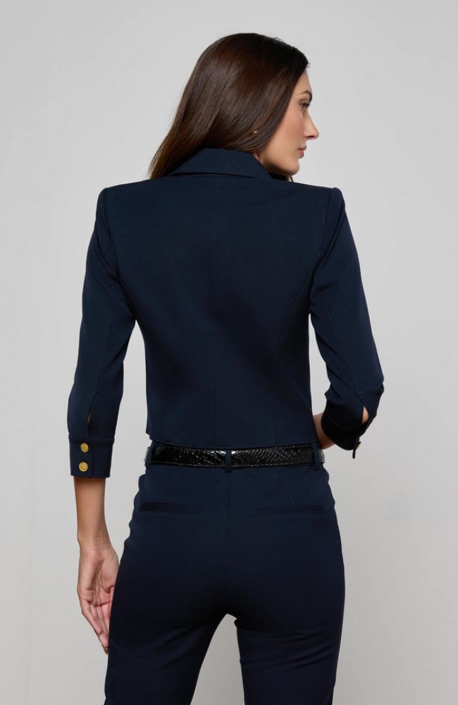 Kumi Cropped Fitted Jacket