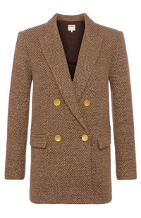 Riva Knit Double Breasted Blazer