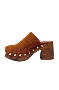 Geneva Suede Clog