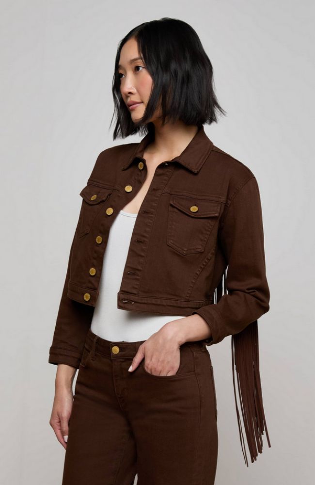 Koda Crop Jacket Fringe