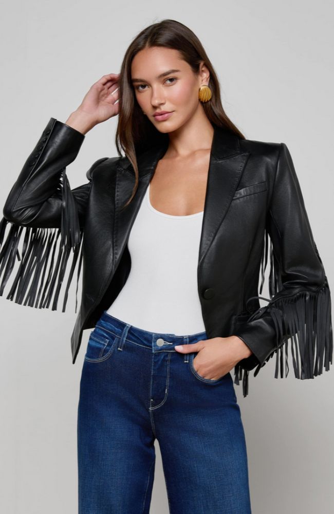 Vashti Fringe Blazer