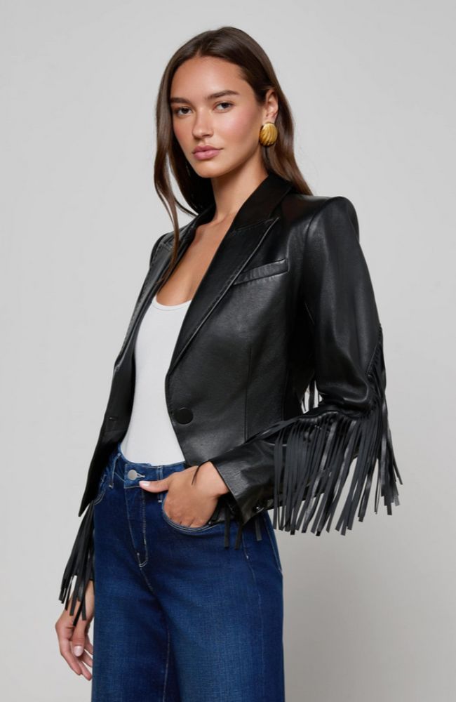 Vashti Fringe Blazer