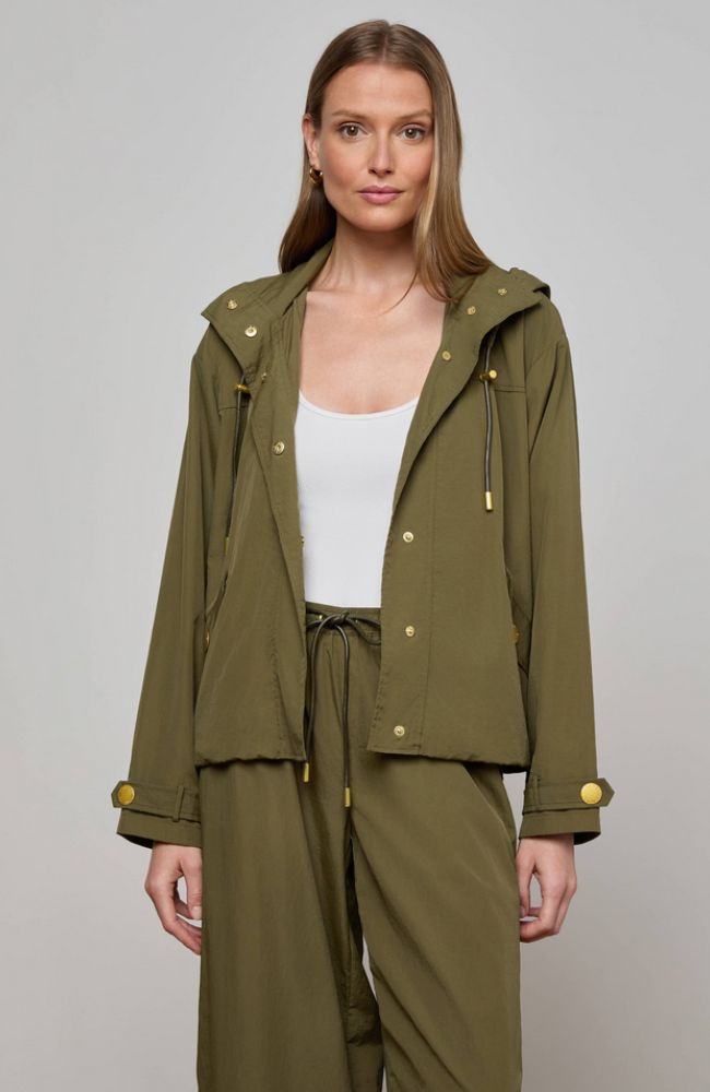 Geovana Hooded Windbreaker