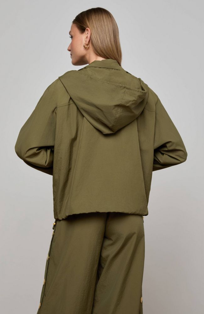 Geovana Hooded Windbreaker