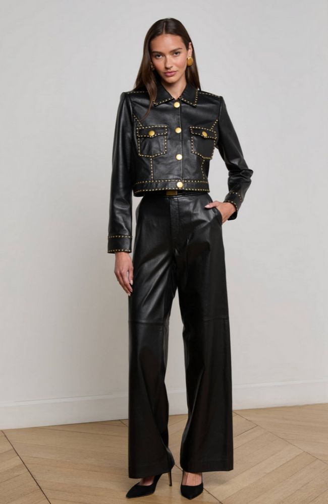 Winsome Crop Studded Jacket