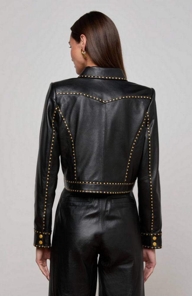 Winsome Crop Studded Jacket