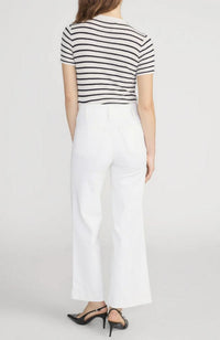 The Seamed Wide Trouser Crop in Au Natural Clean