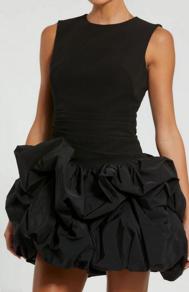Bubble Skirt Mini Dress