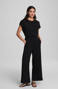 Airessentials Cap Sleeve Cinched Jumpsuit
