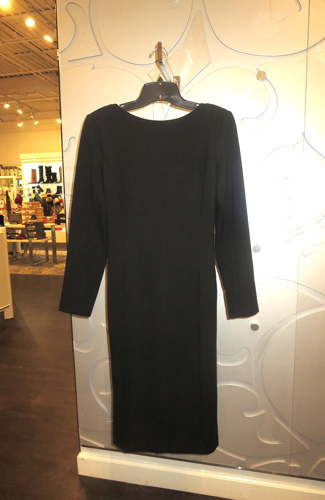 Long Sleeve Low Back Dress