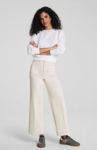 Wide Leg Jeans in Alabaster