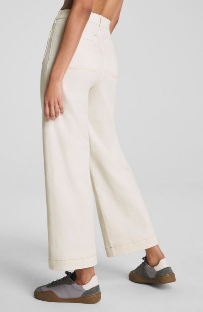 Wide Leg Jeans in Alabaster