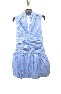 Poplin Gathered Waist Dress