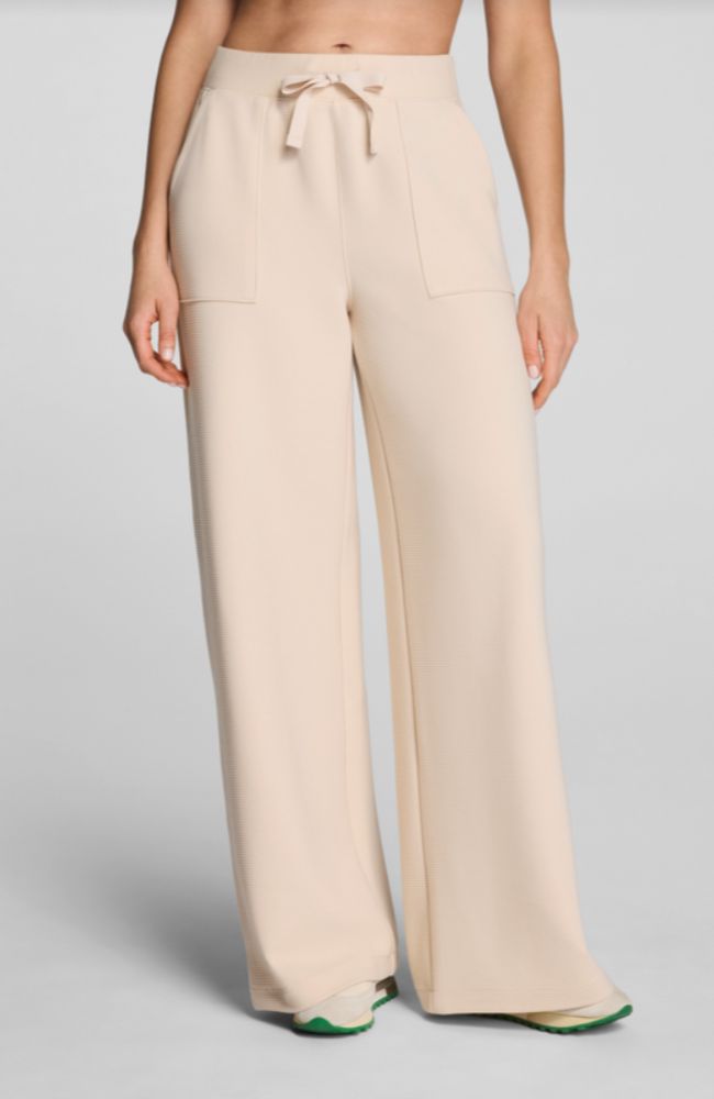 French Rib Wide Leg Pant