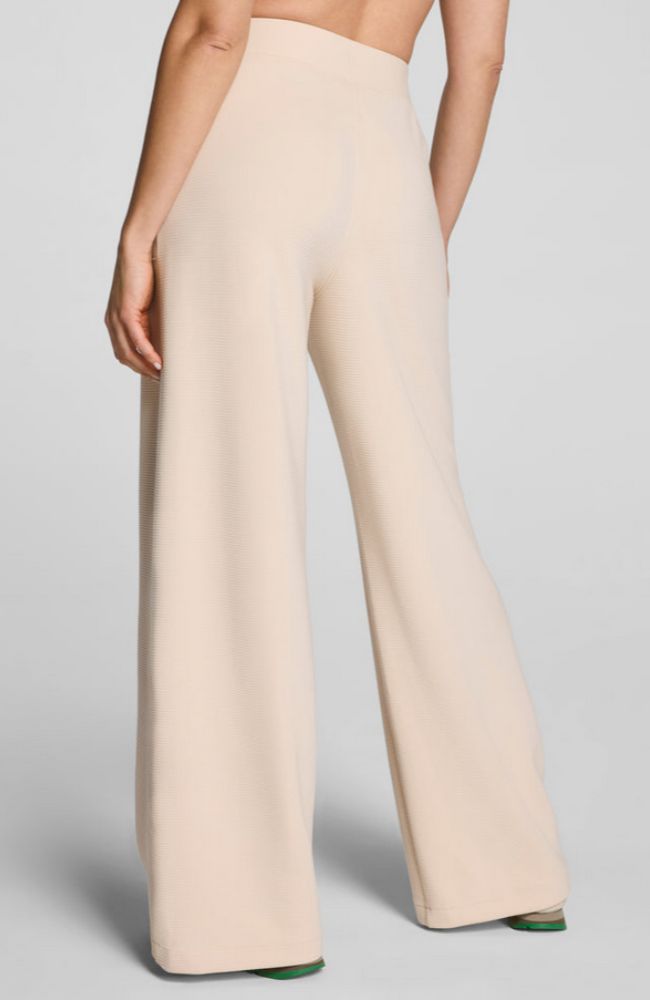 French Rib Wide Leg Pant