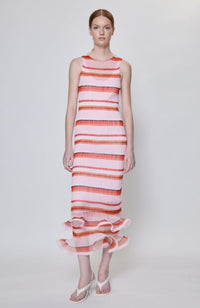 Daniella Plisse Midi Dress
