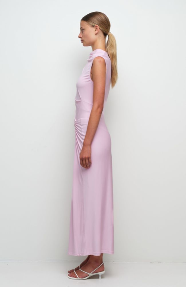 Acacia Draped Jersey Midi Dress