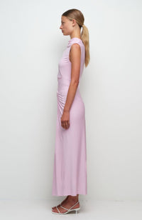 Acacia Draped Jersey Midi Dress