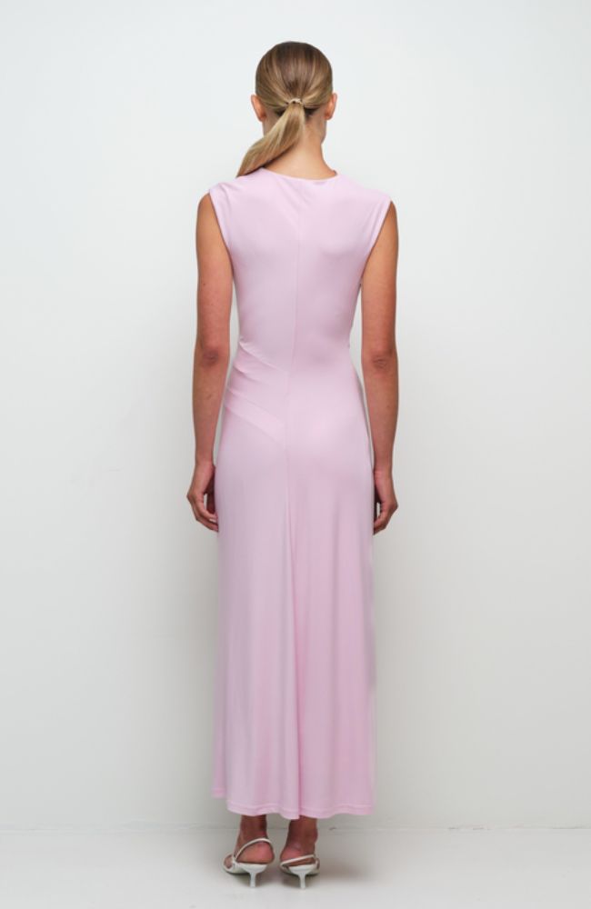 Acacia Draped Jersey Midi Dress