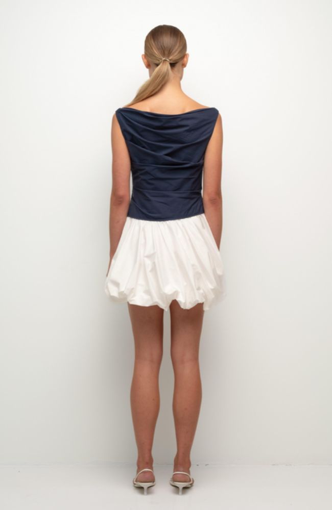 Salina Cotton Bubble Mini Dress