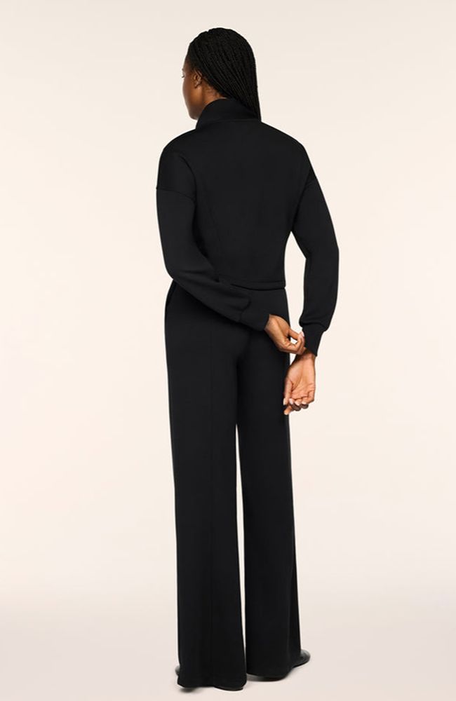 Long Sleeve Shawl Collar Jumpsuit Airessentials