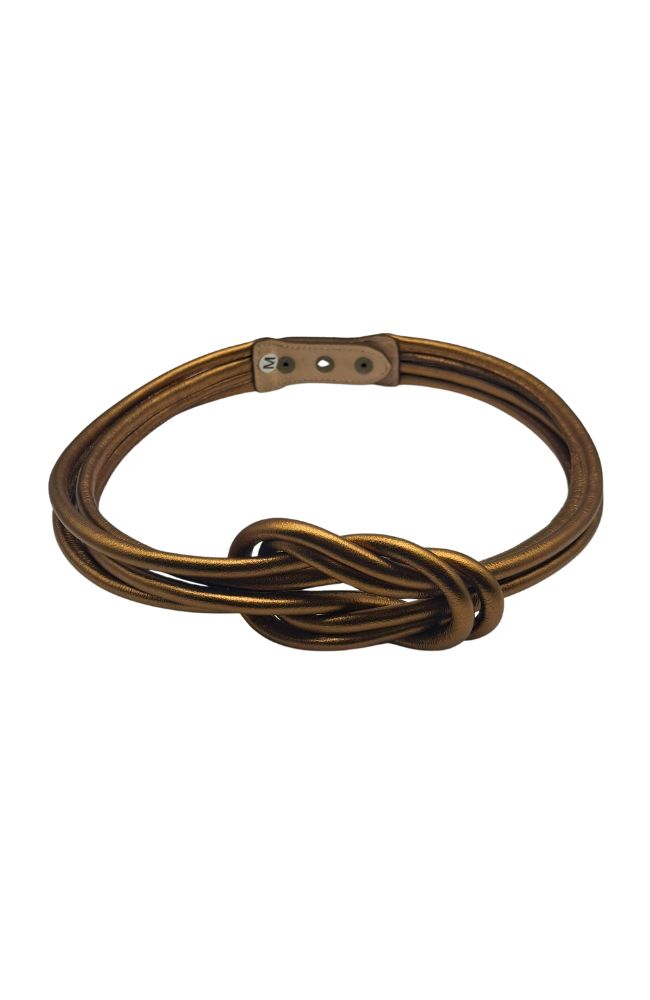 Dark Gold 4 Wire Knot Belt
