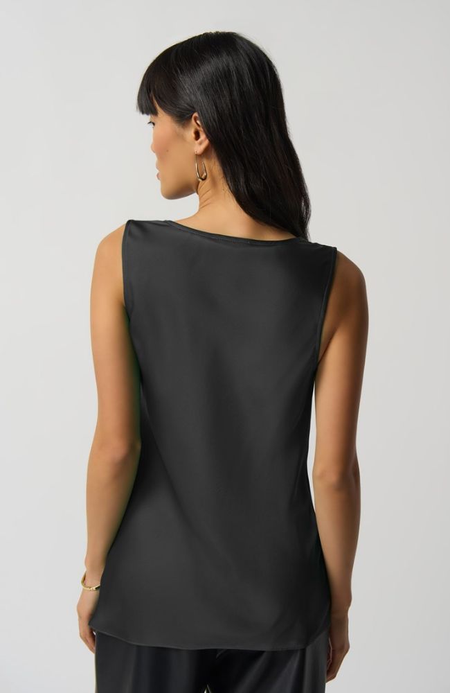 Cowl Neck Satin Top