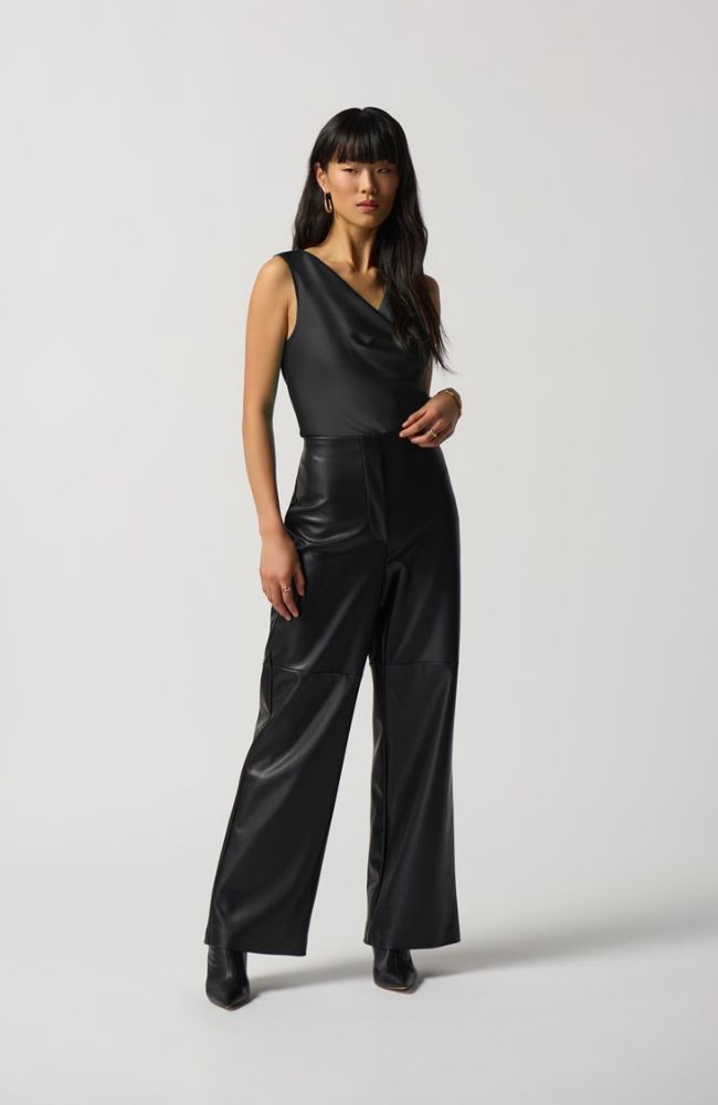 Cowl Neck Satin Top