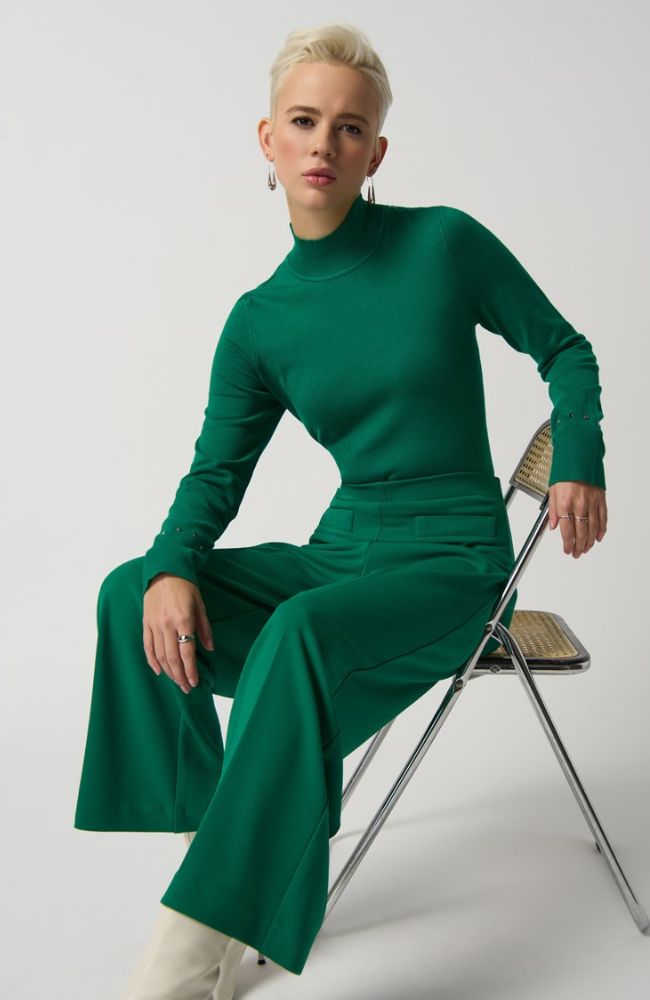 High Rise Wide Leg Pants