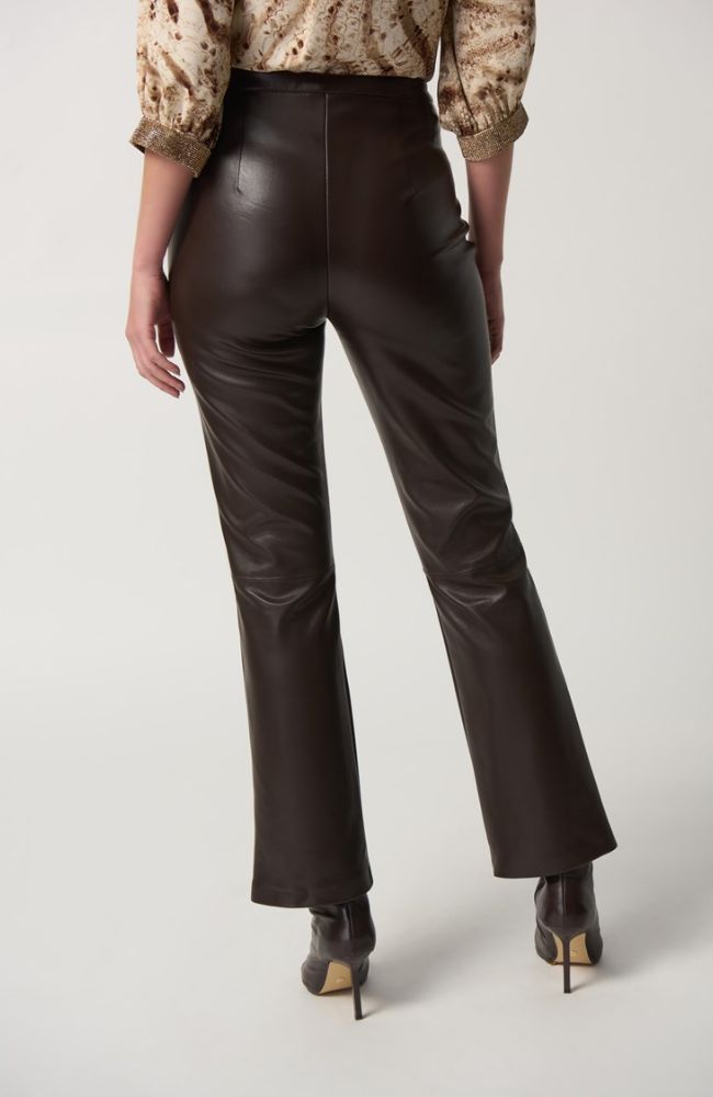 Flared Faux-Leather Pants – shoprodeodrive