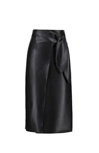 Faux Leather Skirt