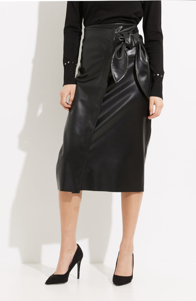 Faux Leather Skirt