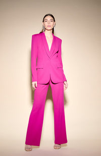 Scuba Crepe Wide Leg Pants in Opulence