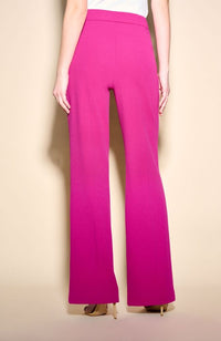 Scuba Crepe Wide Leg Pants in Opulence