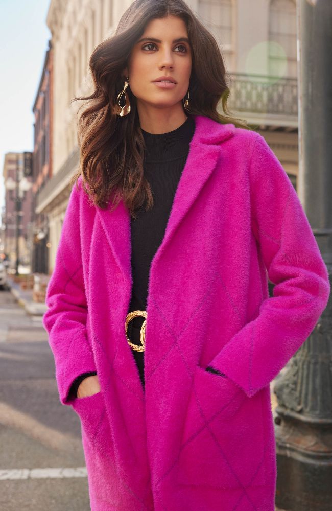 Notched Collar Coat
