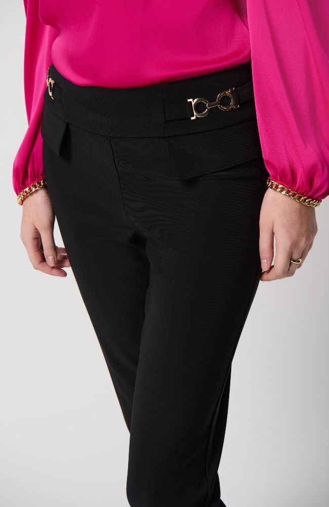 Bonded Silky Knit Pull On Pant