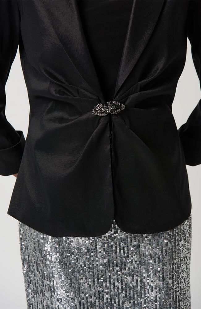 Taffeta Fitted Blazer