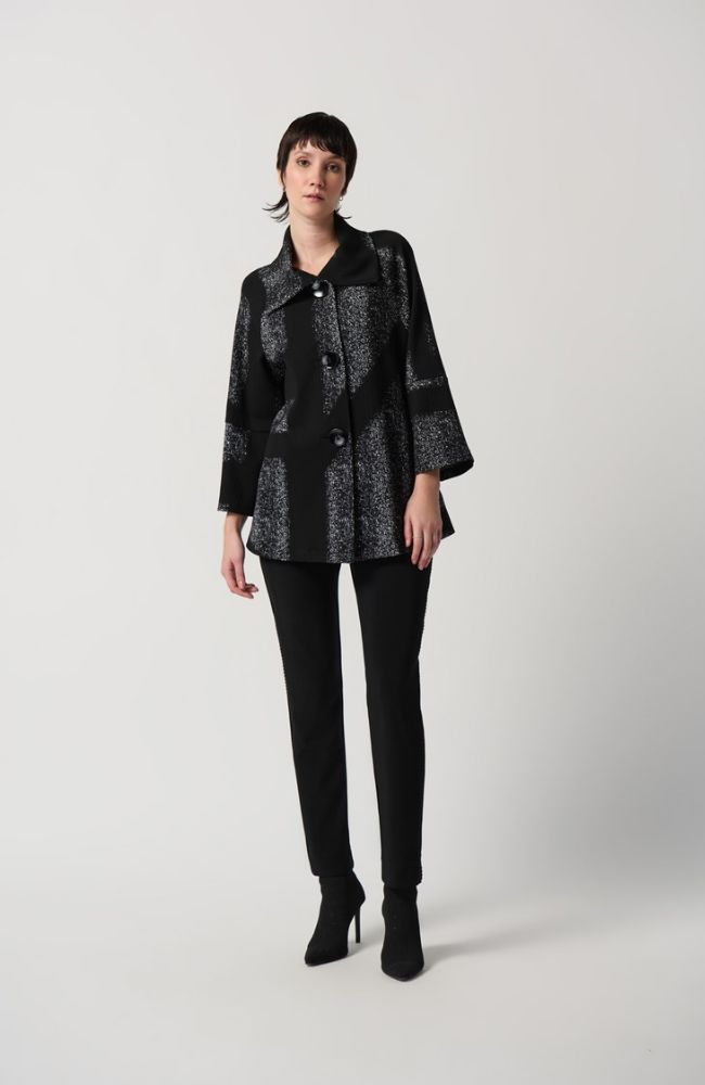 Bonded Silky Knit Slim Pants