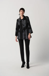 Bonded Silky Knit Slim Pants
