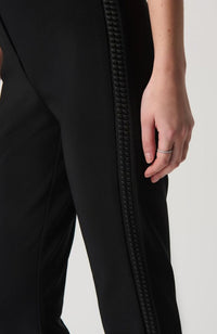 Bonded Silky Knit Slim Pants
