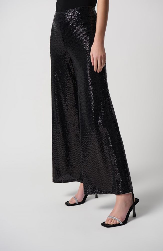 Knit Wide Leg Pull-On Pants