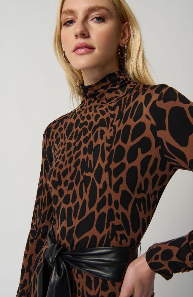 Animal Dress with Tie