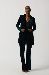 Velvet Flared Pull On Pants